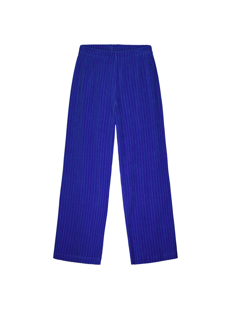 Velour Pants, dazzling blue, adults