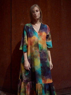 Clouds Tencel Maxi Dress, adults