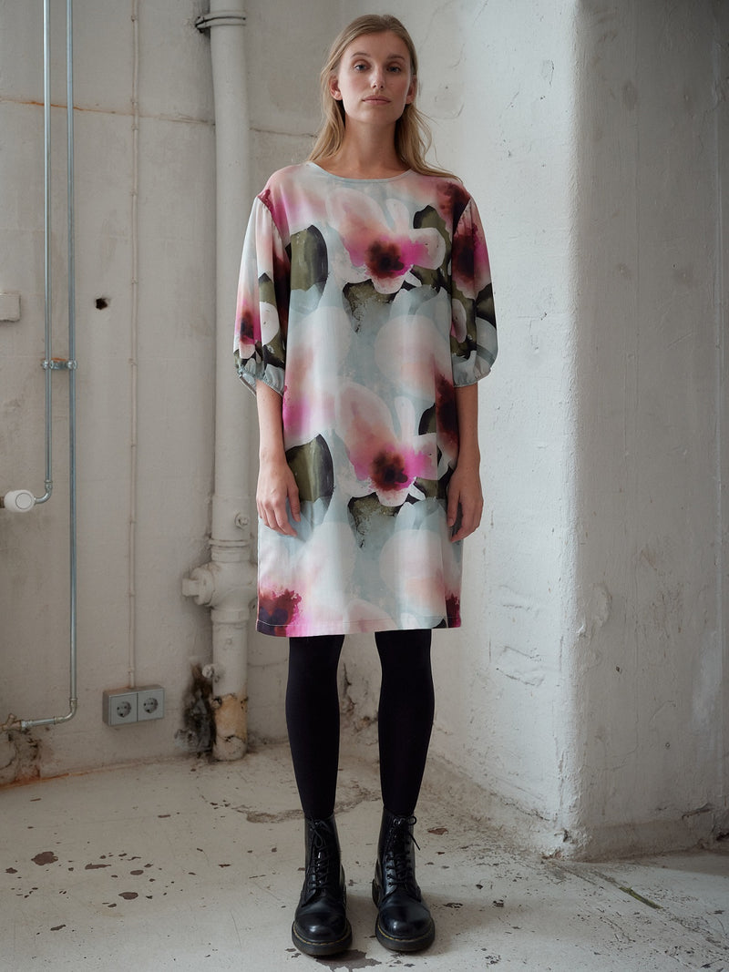 Pastel Floral Tencel Tunic, adult