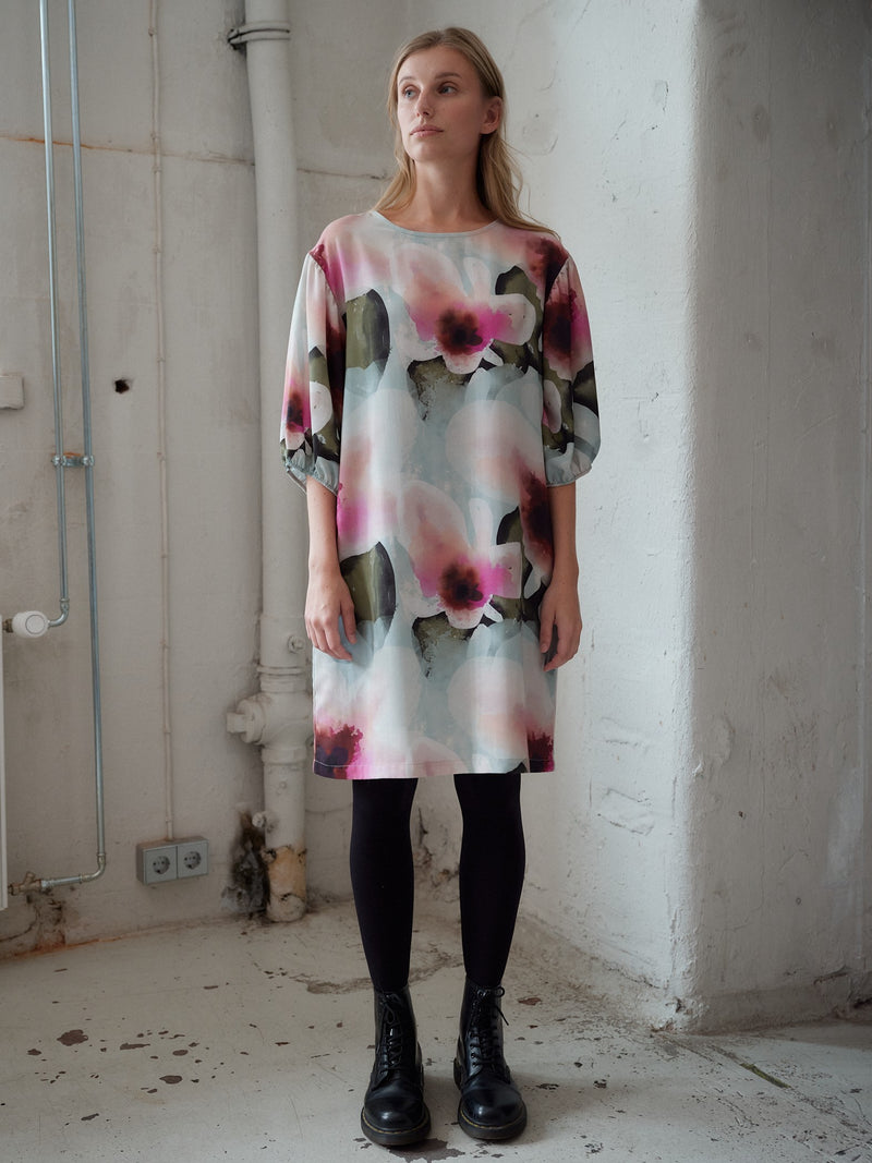 Pastel Floral Tencel Tunic, adult
