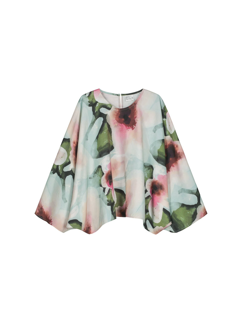 Pastel Floral Tencel shirt, adults