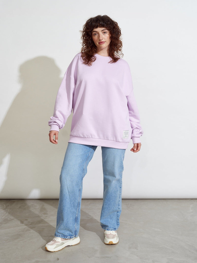 Superpower Oversize Sweatshirt, Orchid, adults