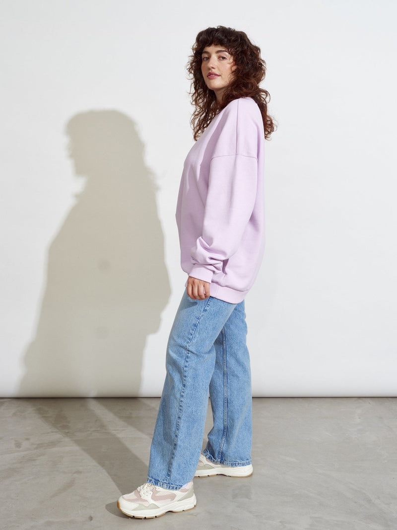 Superpower Oversize Sweatshirt, Orchid, adults
