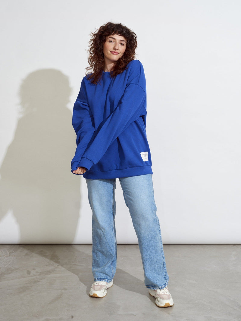 Superpower Oversize Sweatshirt, Sodalite Blue, adults