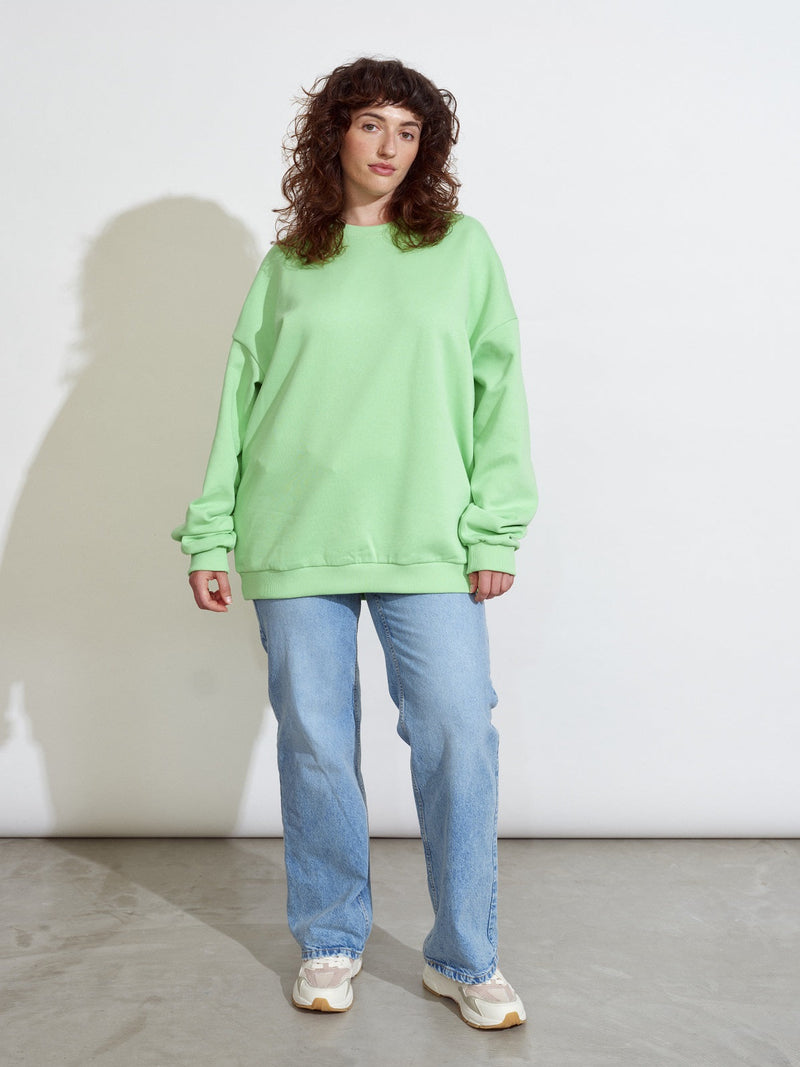 Superpower Oversize Sweatshirt, Summer Green, adults