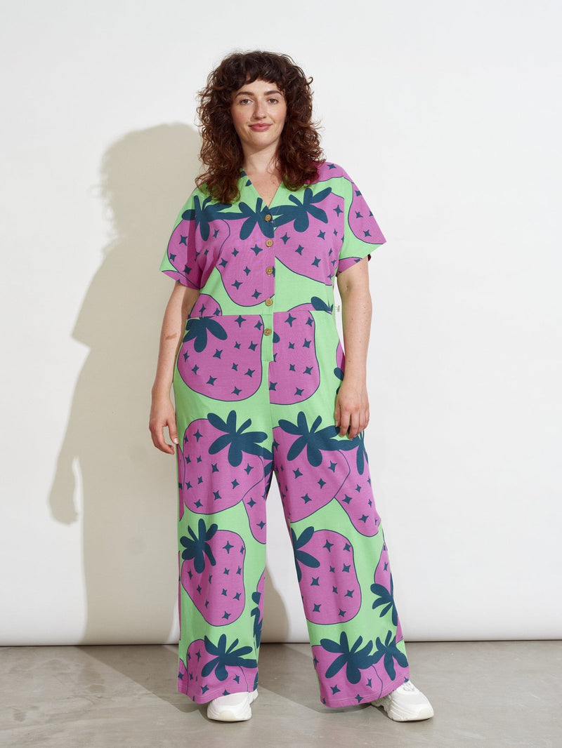 Giant Stawberry jumpsuit, adults