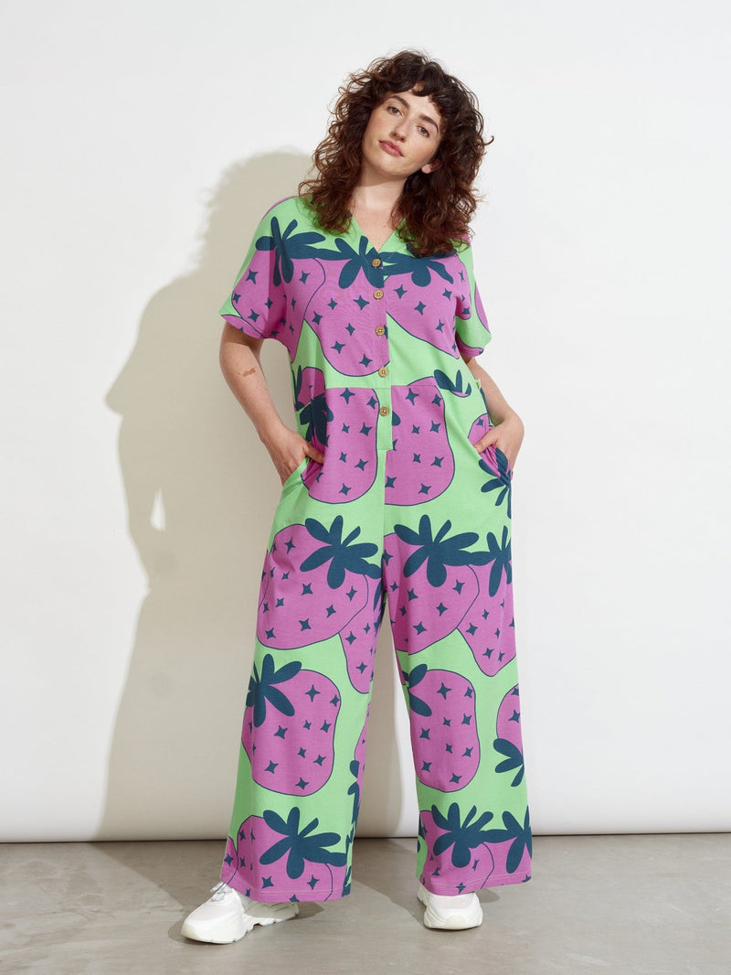 Giant Stawberry jumpsuit, adults