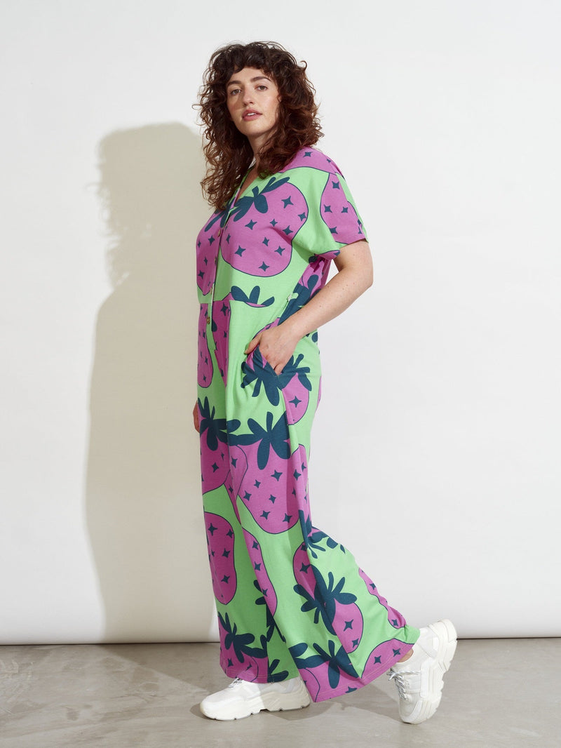 Giant Stawberry jumpsuit, adults