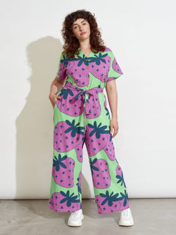 Giant Stawberry jumpsuit, adults