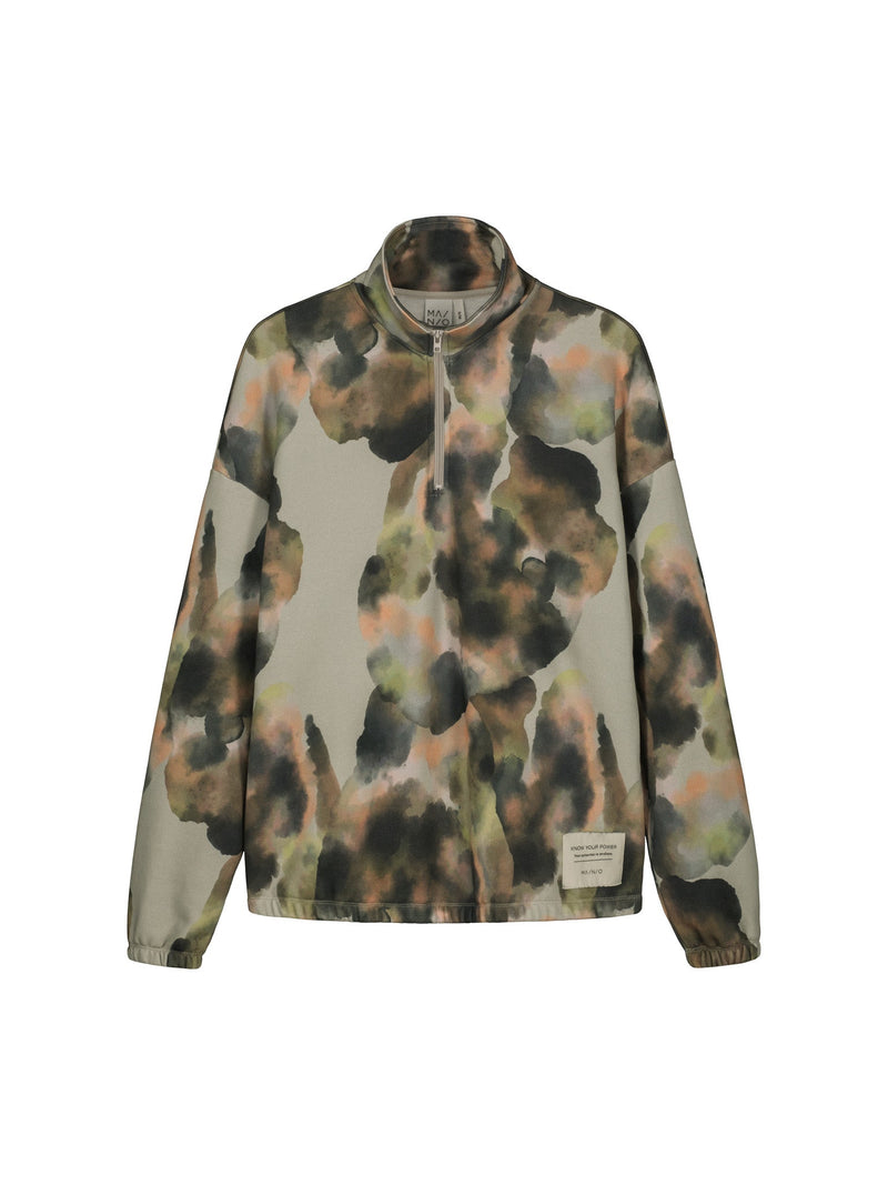Aquatic zip sweatshirt