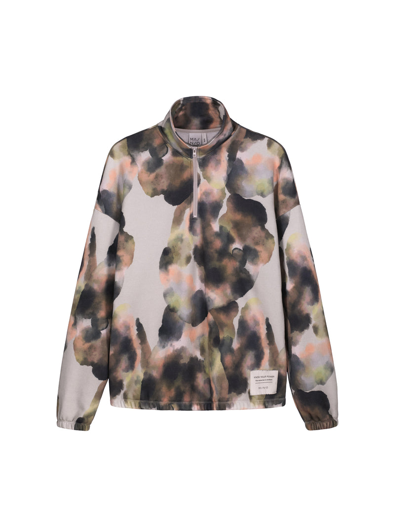 Aquatic zip sweatshirt