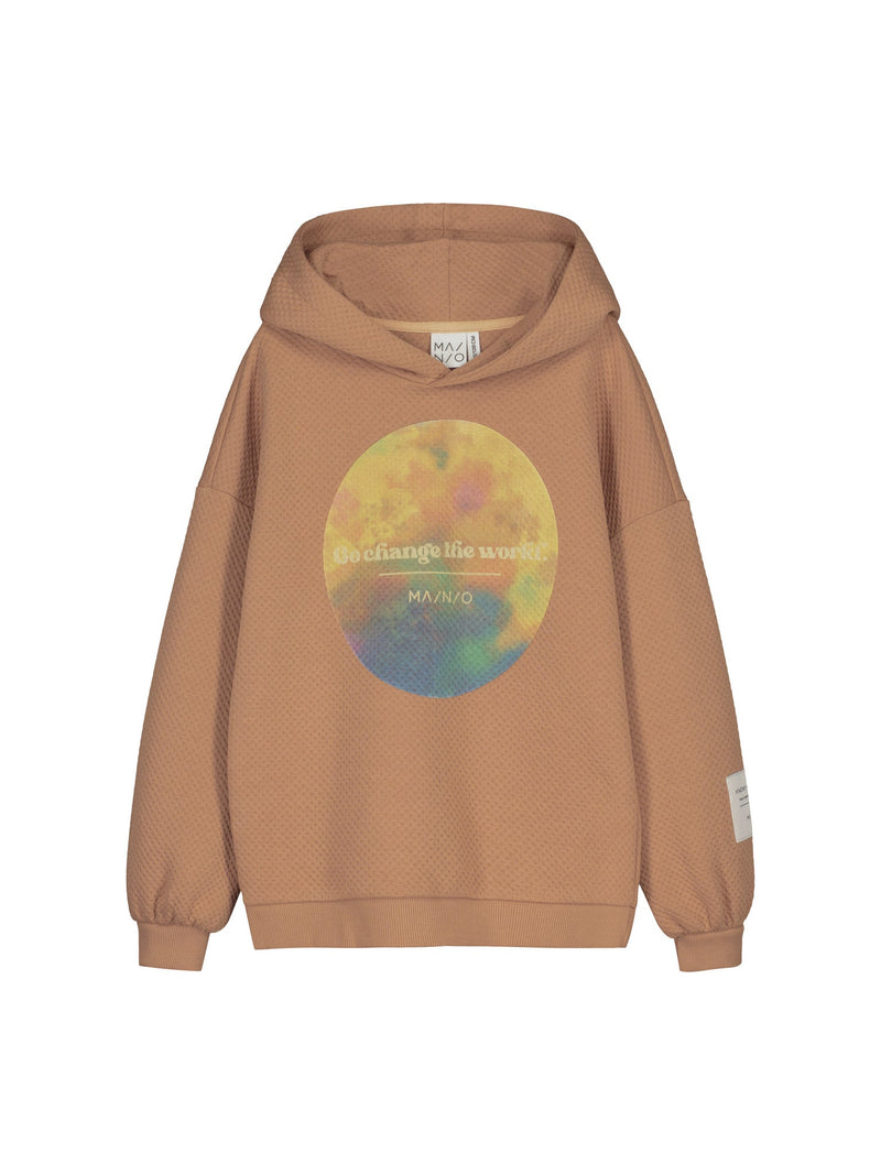 Change the World -honeycomb hoodie, kids
