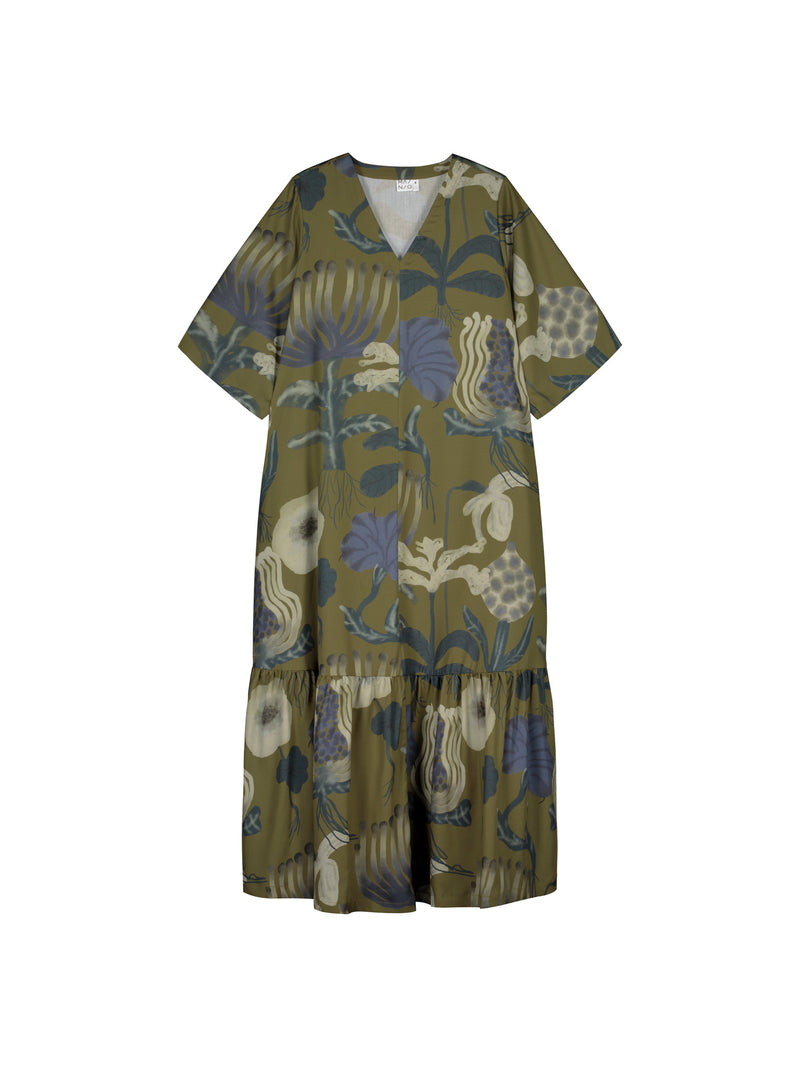 Sea Flowers maxi dress, adults