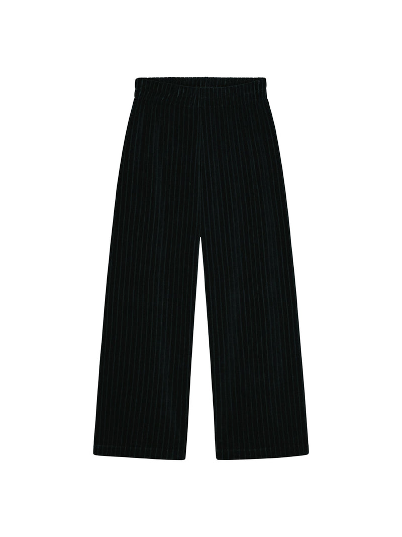 Velour pants, Black