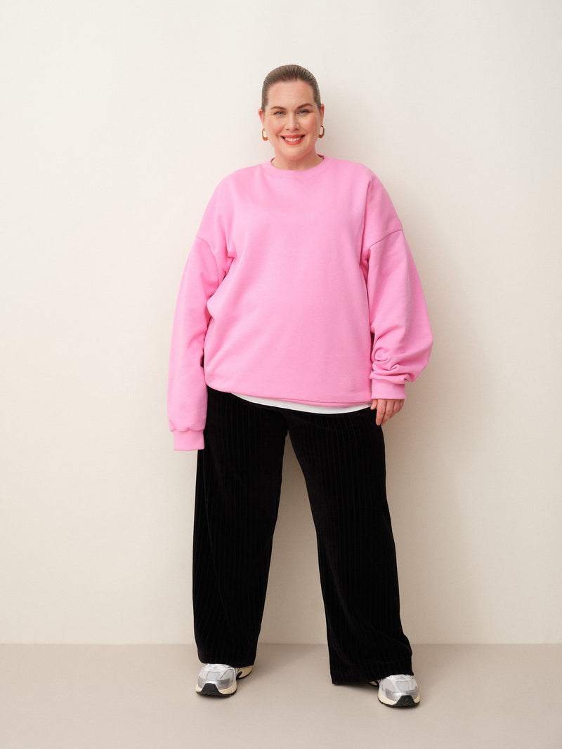 Superpower oversize sweatshirt, More Pink