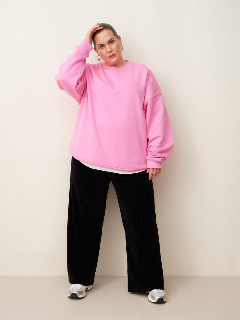 Velour pants, Black