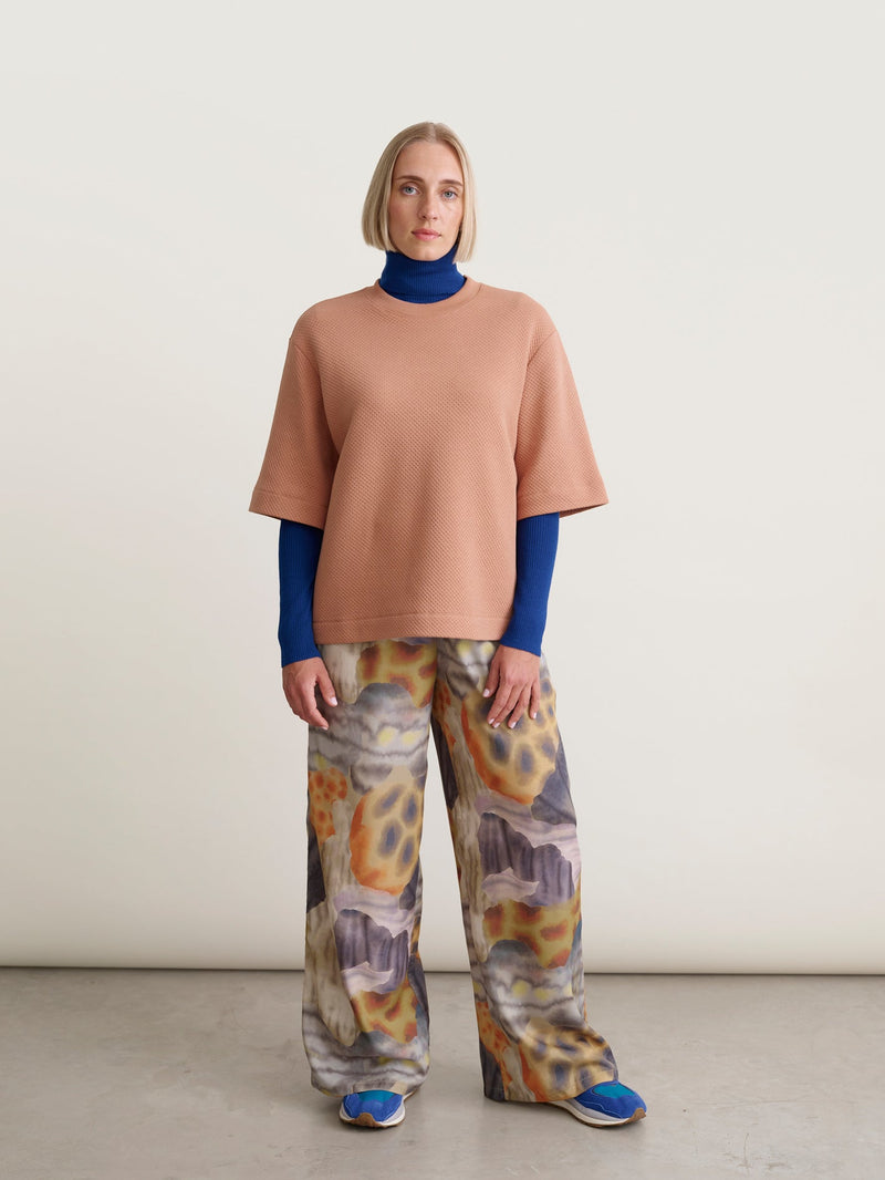Honeycomb T-shirt, Nougat