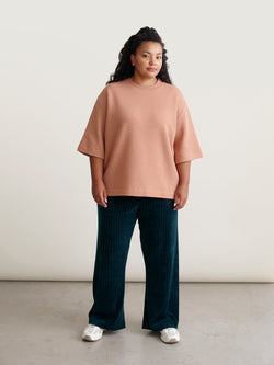Honeycomb T-shirt, Nougat