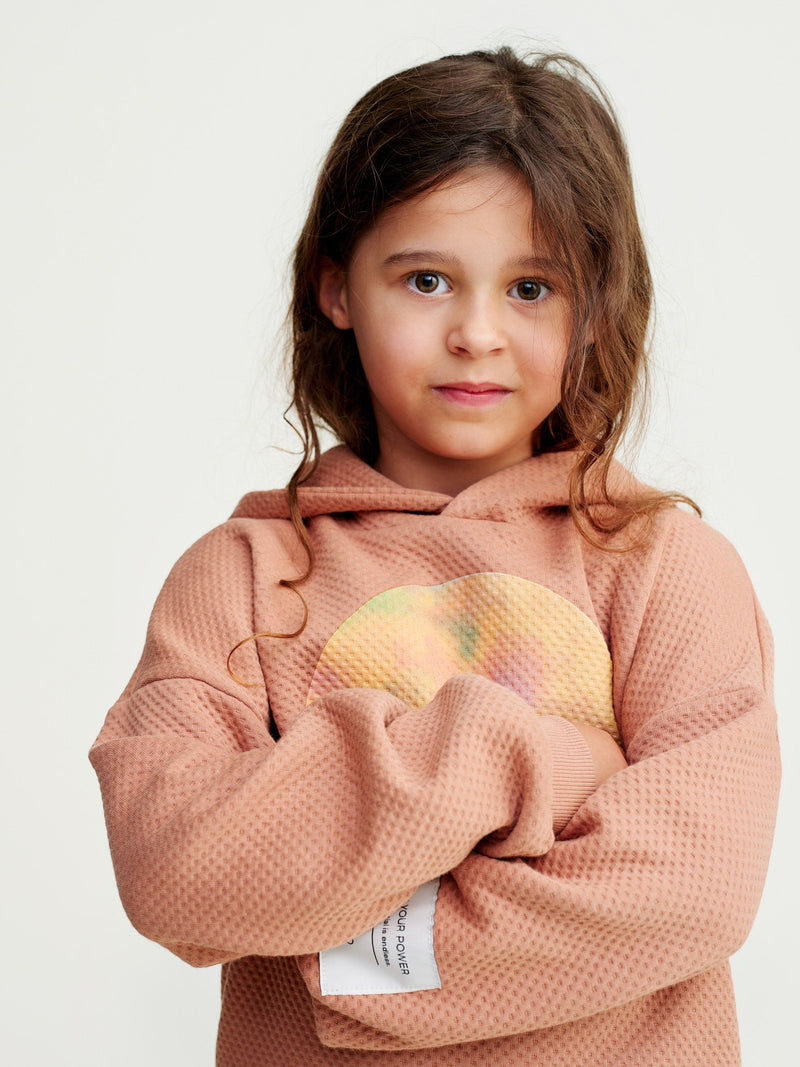 Change the World -honeycomb hoodie, kids