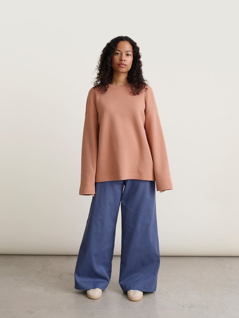 Honeycomb sweatshirt, Nougat