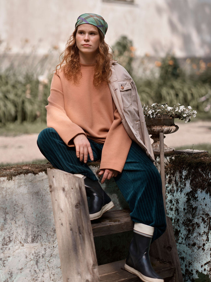 Honeycomb sweatshirt, Nougat