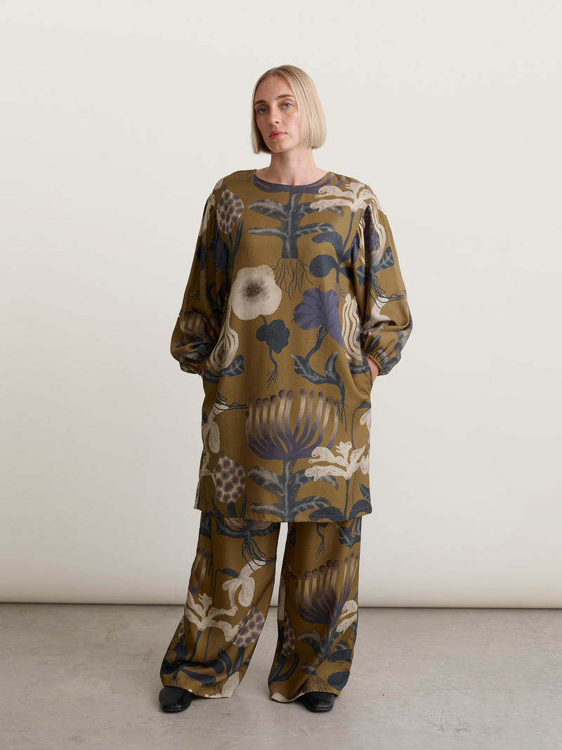 Sea Flowers tunic dress, adult