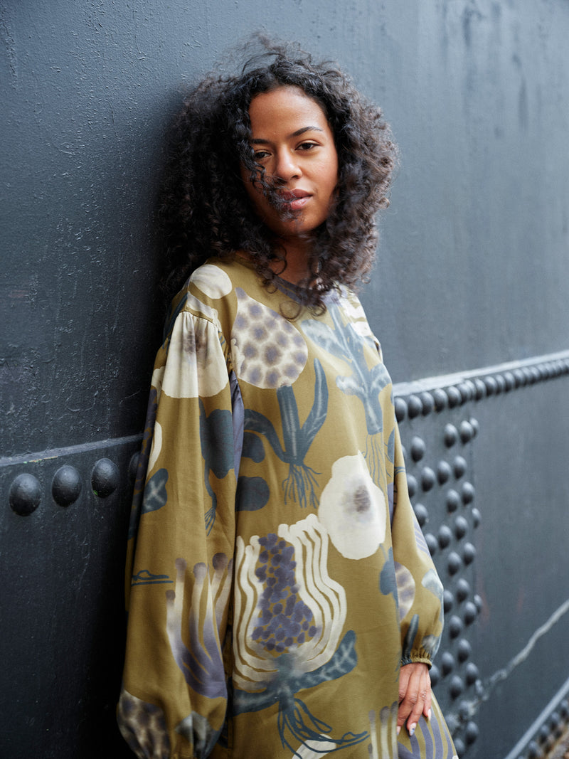 Sea Flowers tunic dress, adult