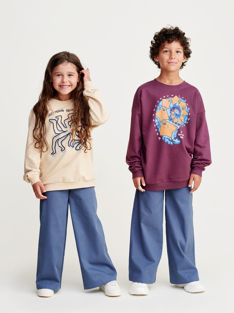 Swirling sweatshirt, kids