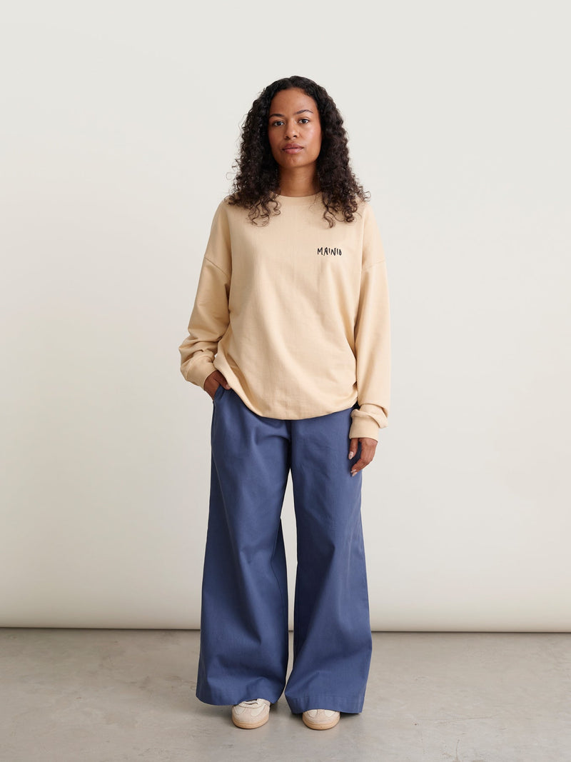 Laila twill pants, Vintage Indigo