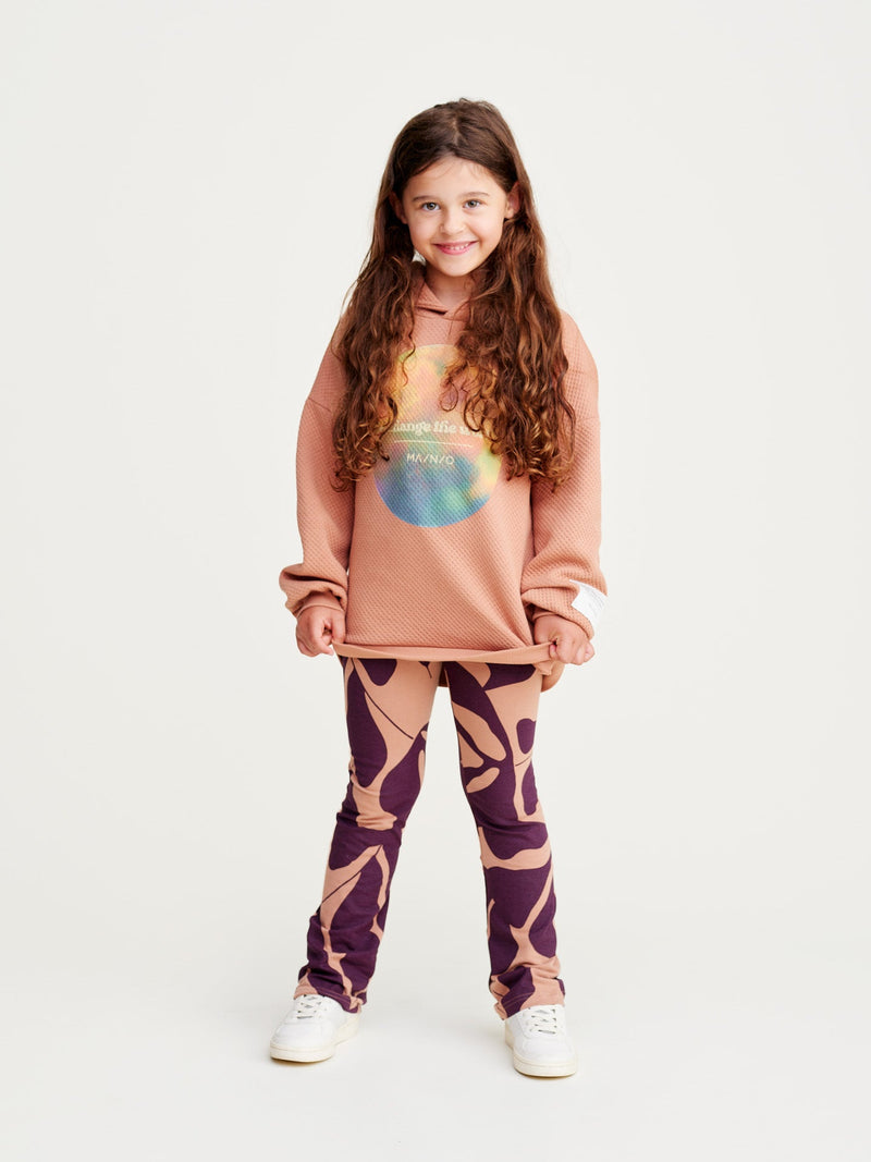 Change the World -honeycomb hoodie, kids