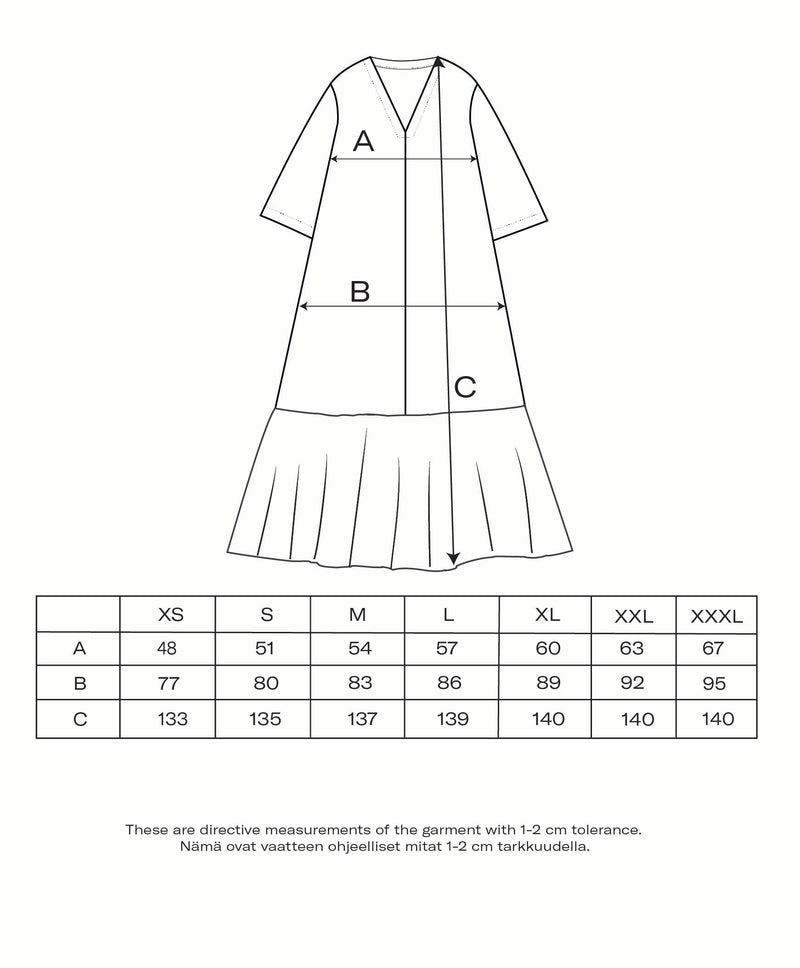 Sea Flowers maxi dress, adults