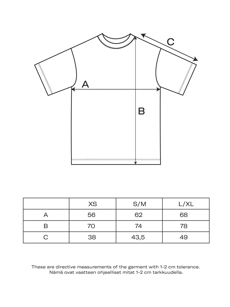 Pear oversize T-shirt, adults