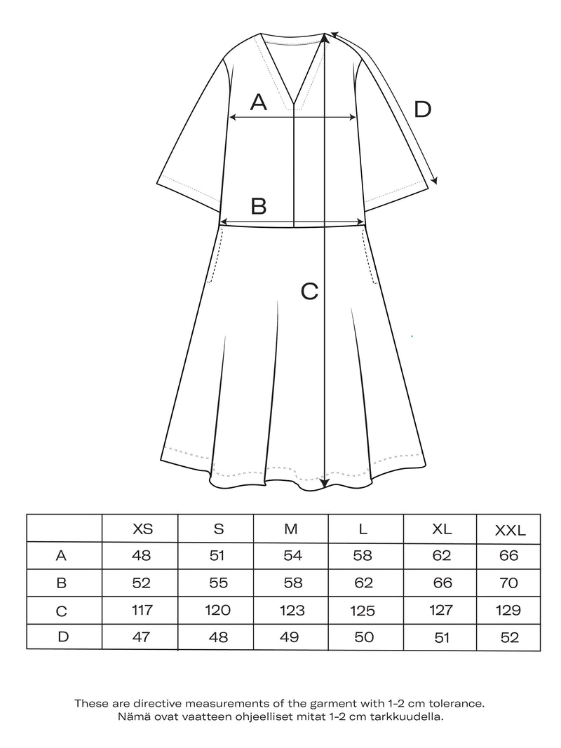 Pear dress, adults