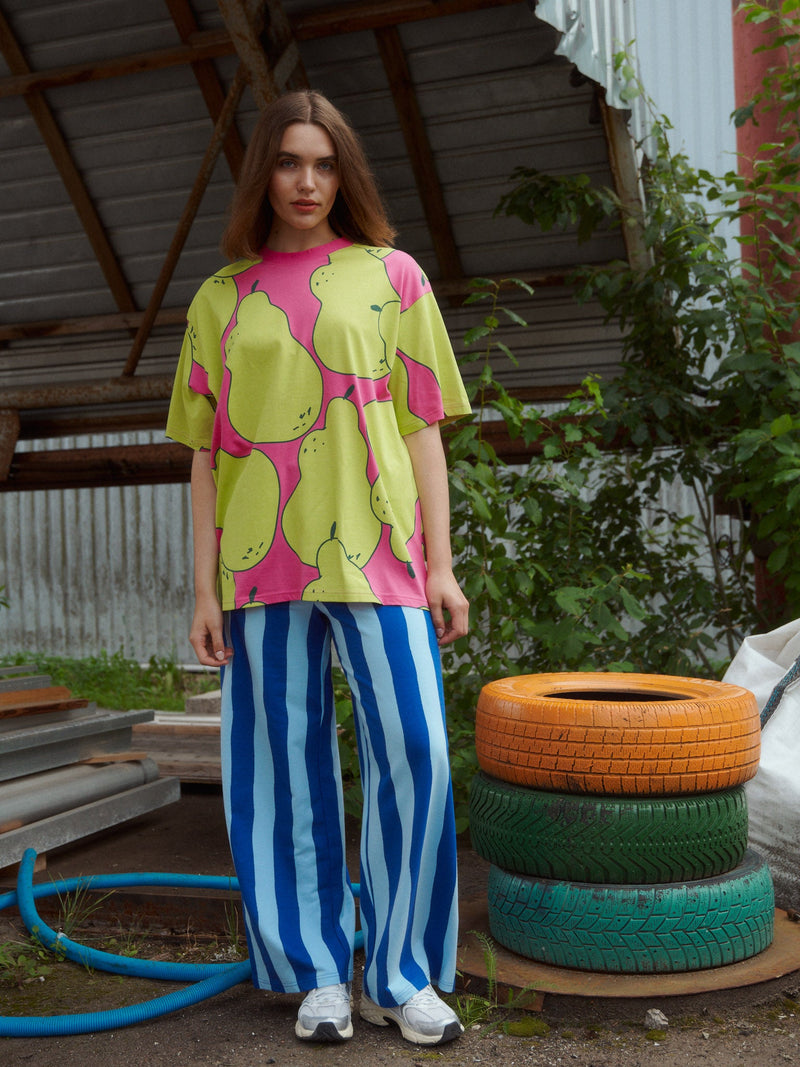Pear oversize T-shirt, adults