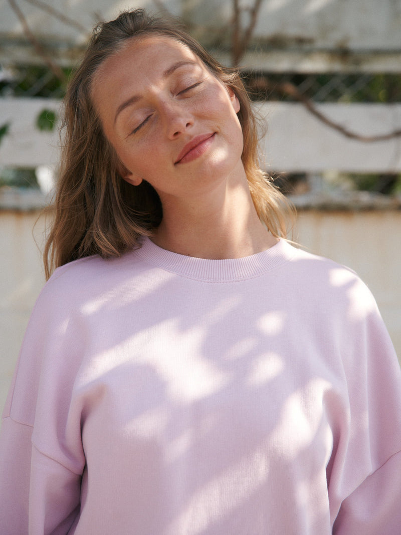 Superpower Oversize Sweatshirt, Orchid, adults