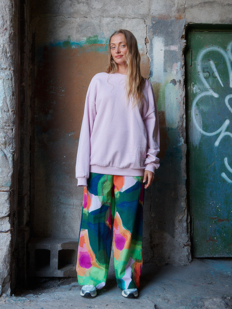 Superpower Oversize Sweatshirt, Orchid, adults