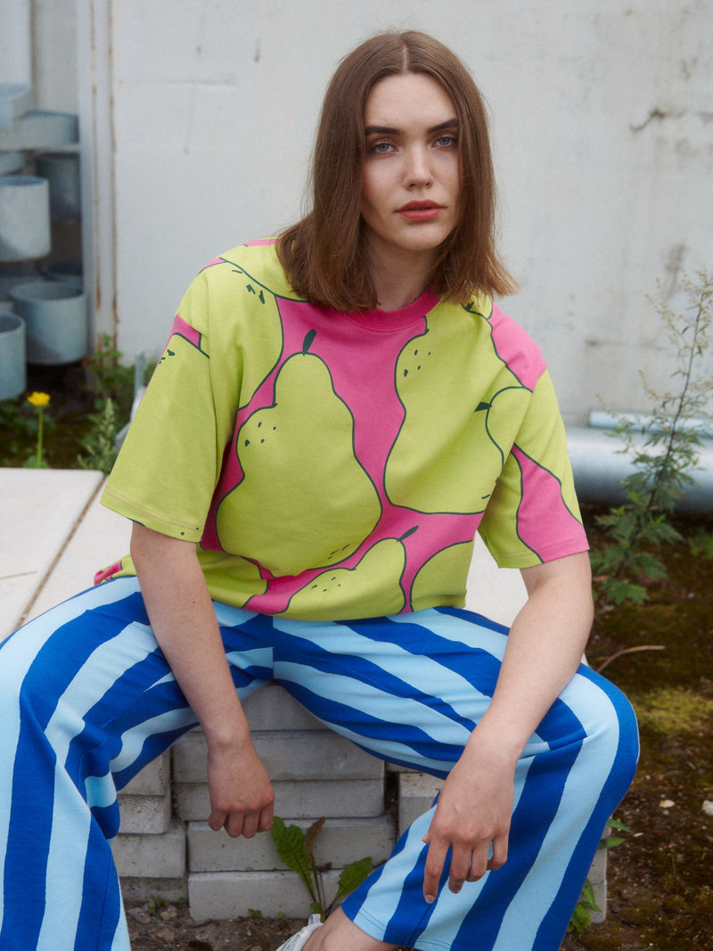 Pear oversize T-shirt, adults