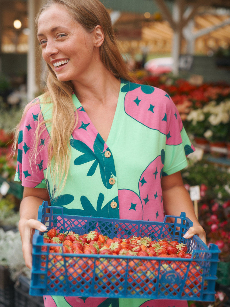 Giant Stawberry jumpsuit, adults