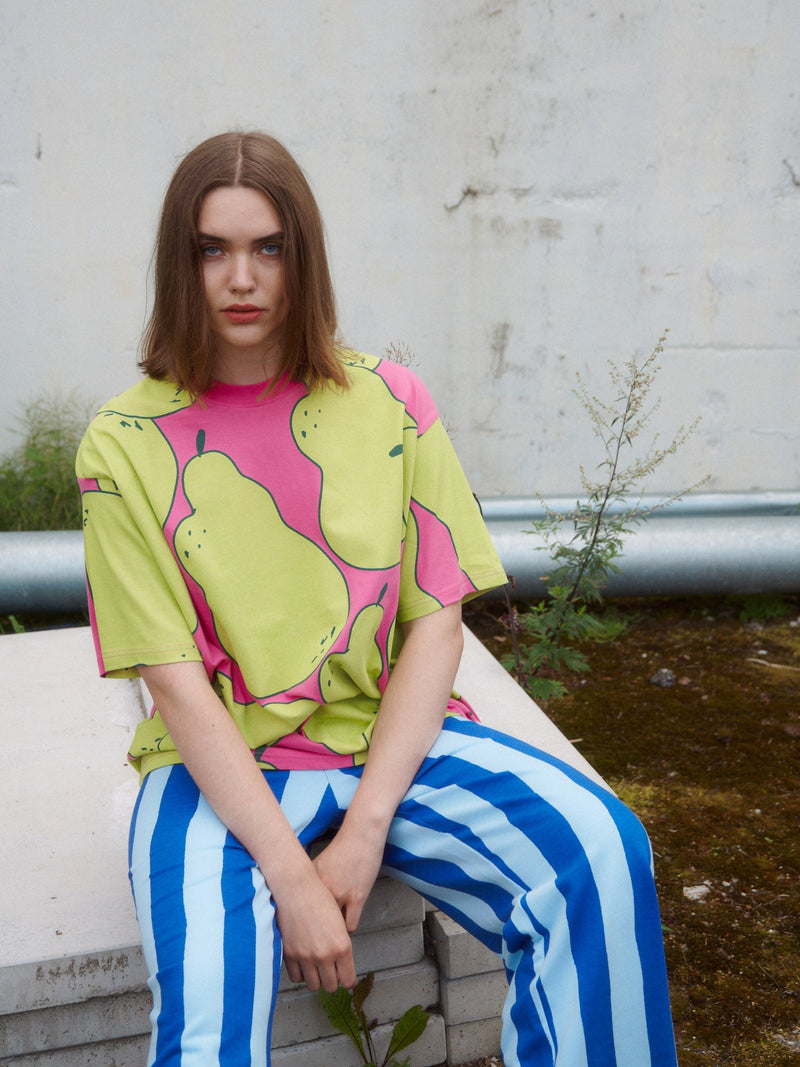Pear oversize T-shirt, adults