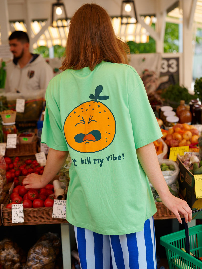 Don't Kill My Vibe oversize T-shirt, adults