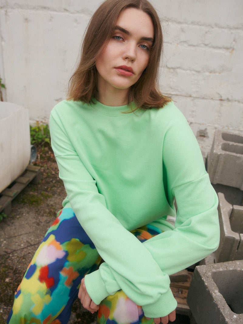 Superpower Oversize Sweatshirt, Summer Green, adults