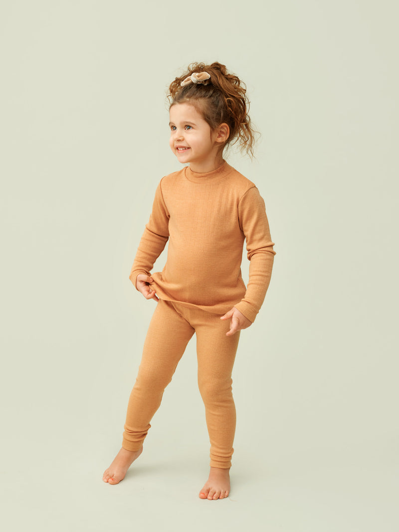 Merino Wool Leggings, biscuit