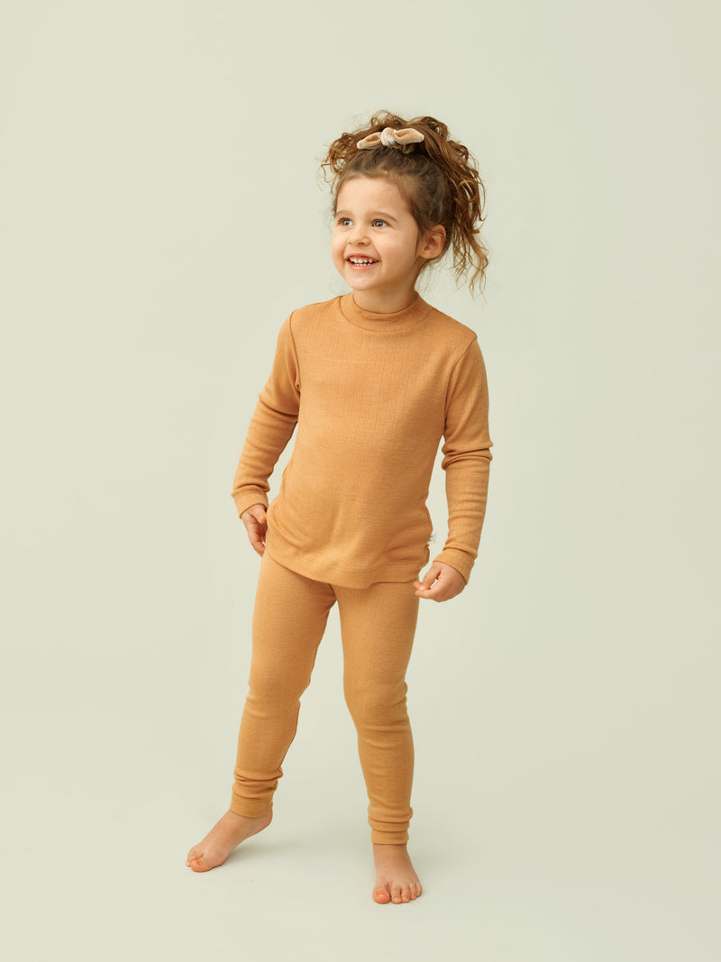 Merino Wool Shirt, biscuit