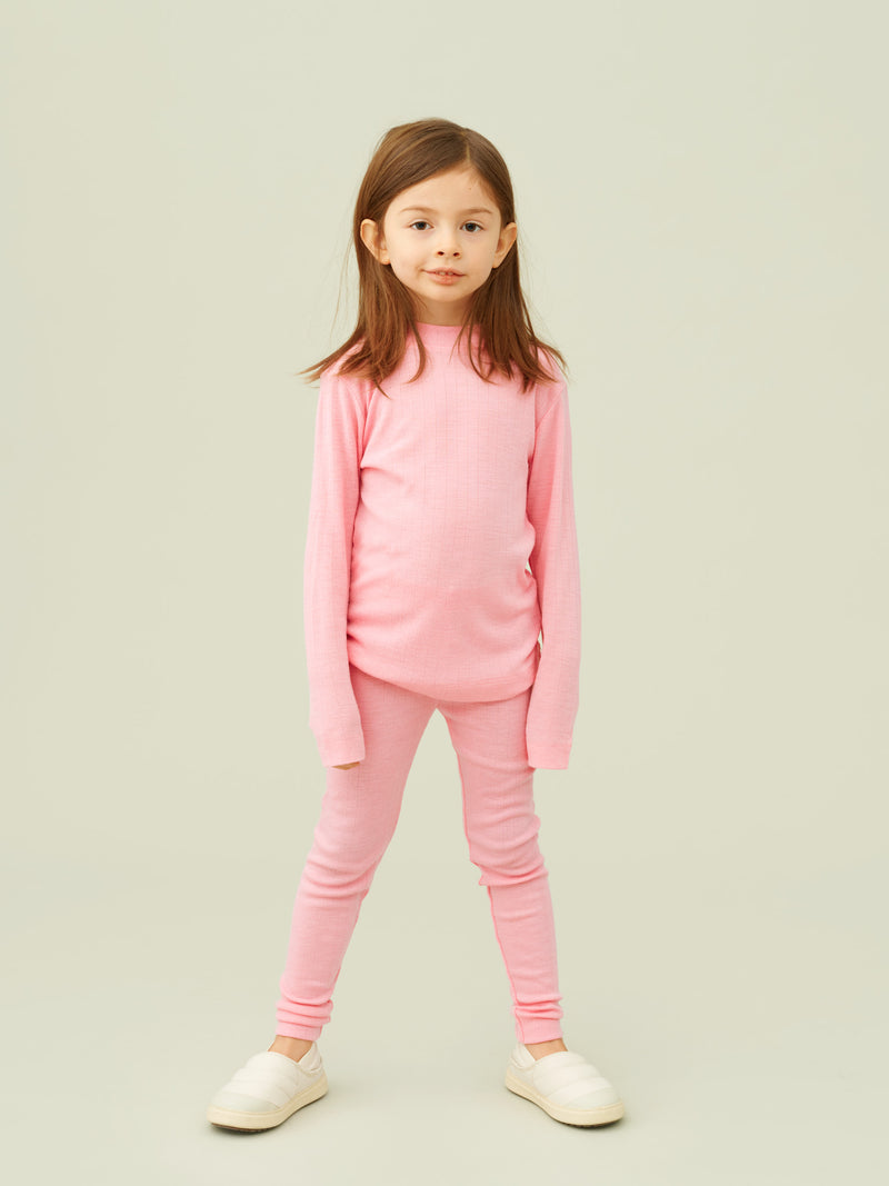 Merino Wool Shirt, pink cosmos