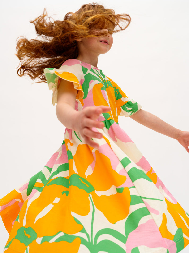 Lively Muslin Dress