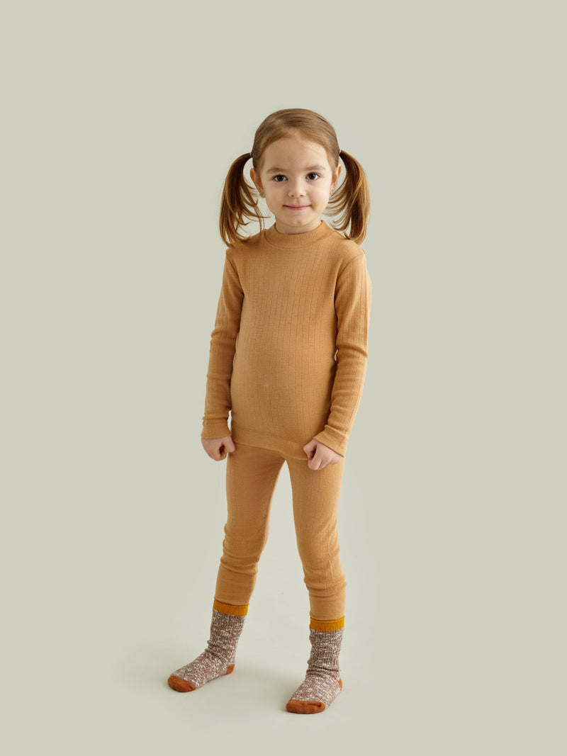 Merino Wool Shirt, biscuit
