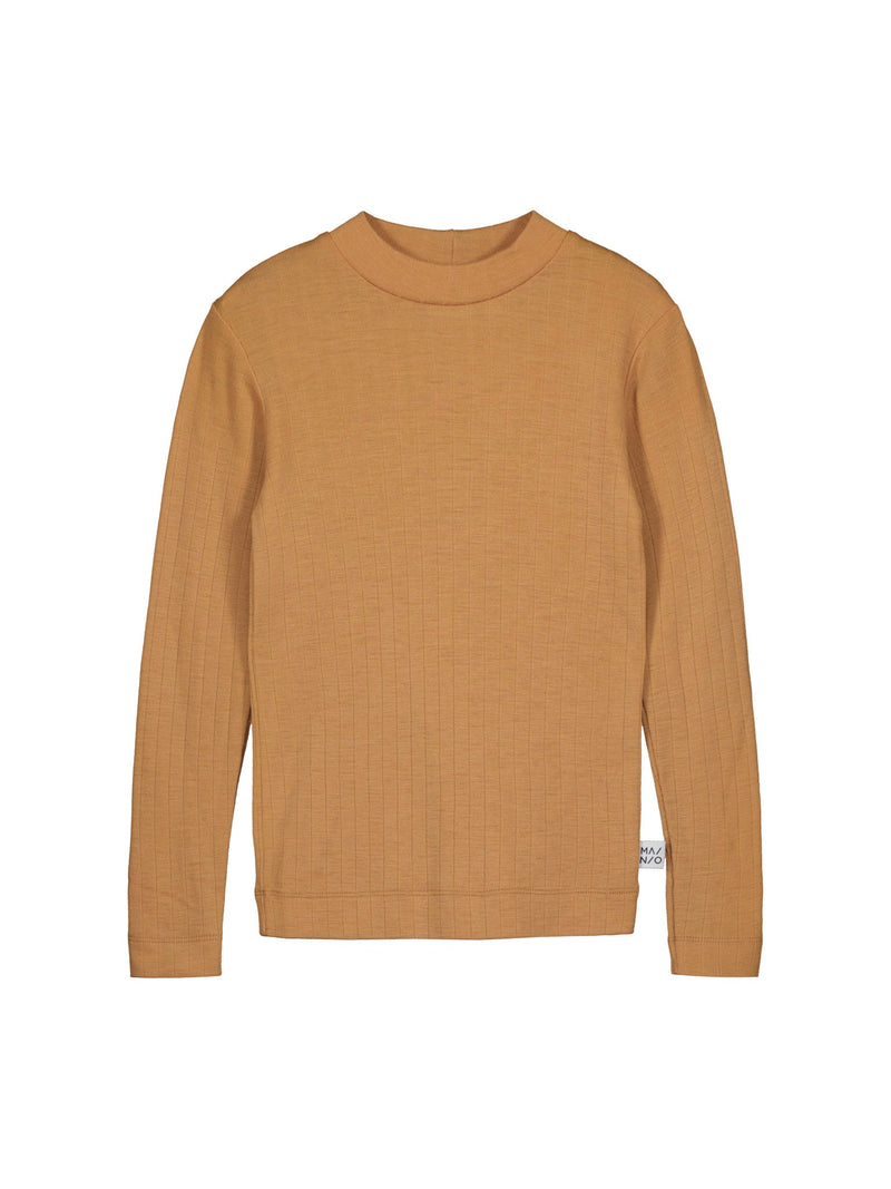 Merino Wool Shirt, biscuit