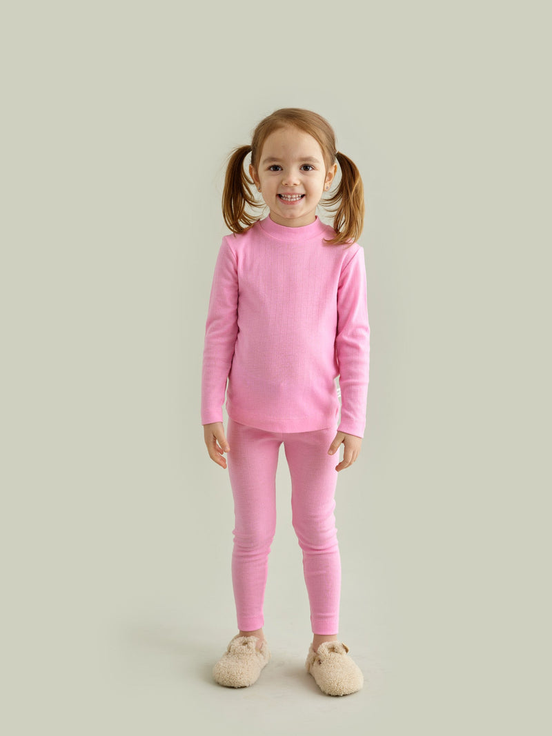 Merino Wool Shirt, pink cosmos
