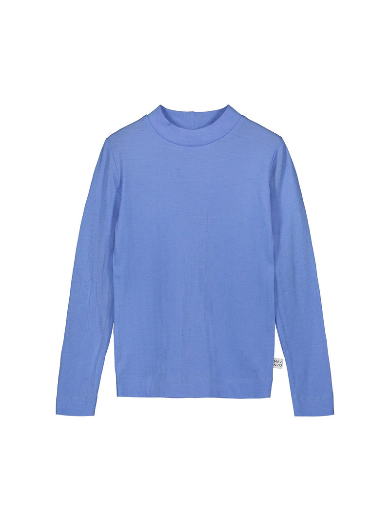 Merino Wool Shirt, sky blue