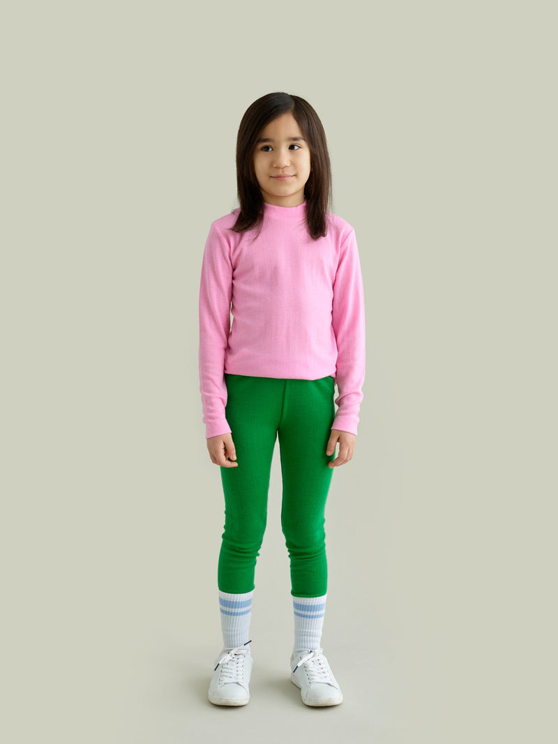 Merino Wool Shirt, pink cosmos